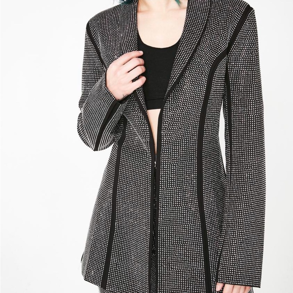 I AM GIA Mariah Rhinestone blazer